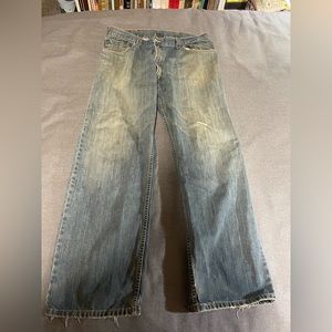 Vintage Levi’s 559 40x30 distressed made in Mexico red tag